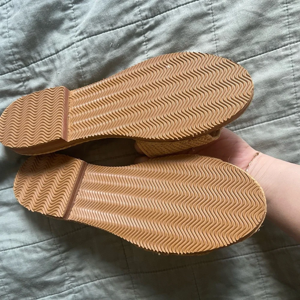 Brand new raffia slide sandals size 40_3